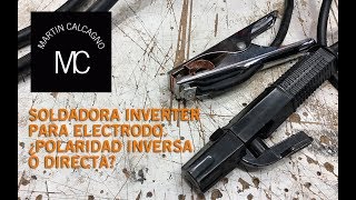 Como regular la soldadora inverter de electrodo o MMA [upl. by Nedloh214]