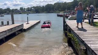 1967 Amphicar at 37th annual Smith Mountain Lake Antique and Classic Boat Show [upl. by Blase10]