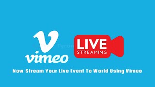 Vimeo Live streamin using and OBS  RTMP Live streaming [upl. by Benioff]