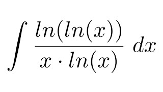 Integral of lnlnxxlnx substitutionsubstitution [upl. by Julius]