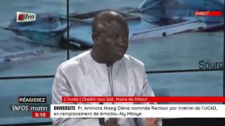 l´invite d´infos matin  Cheikh Issa Sall Maire de Mbour  11 septembre 2024 [upl. by Enirolf]