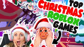 Top Christmas Roblox Gameplay with Santa 2023 [upl. by Eirtemed438]