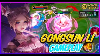 RANK 1 Gongsun li Gameplay honorofkings [upl. by Loree]