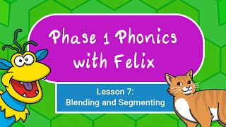 Segmenting and Blending Sounds  Phase 1 Phonics [upl. by Llehctim]