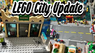 MOC LEGO City Update 7 Bank amp Building our Intercrossing Roads [upl. by Knepper]