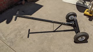 Harbor freight haul master trailer dolly quick review [upl. by Janetta]