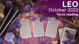 LEO OCTOBER 2022 TAROT READING quotA STROKE OF GOOD FORTUNE LEO CHOOSE WISELY IN LOVEquot tarotreading [upl. by Islaen466]