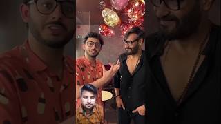 CarryMinati with Ajay Devgan for Runway 34 promotion  Mayday  Ajey Nagar movie [upl. by Beaner]