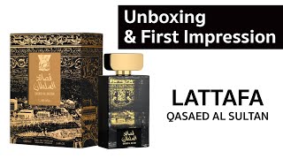 Unbox Lattafa Qasaed al sultan ขวดสวยมาก [upl. by Anavi]