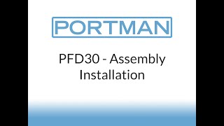 Portman  Pocket door systems  PFD30  Installation video [upl. by Mervin35]