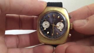 Vintage Difor Suisse Chronograph Mens Watch with Landeron 149 from 1960s [upl. by Letisha]