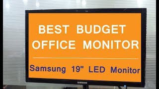 Samsung LS19F350HNWXXL 185 inch LED Monitor InDepth Review amp Price [upl. by Ppilihp]