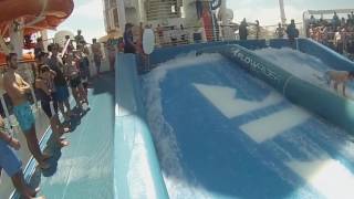 Liberty of The Seas FlowRider Bikini Fail [upl. by Itsyrk]