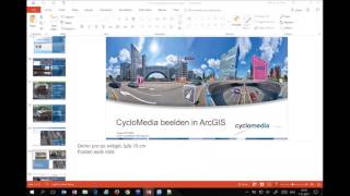 Webinar CycloMediabeelden in ArcGIS [upl. by Suqram]