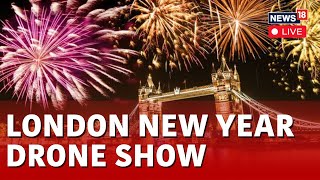 London New Year 2024 LIVE  London Sees In 2024 With Huge Drone Display  London LIVE News  N18L [upl. by Eednarb]