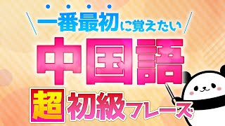 【中国語聞き流し】一番最初に覚える中国語フレーズ厳選30個 [upl. by Nyrehtac]