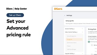 Set up DSers  Set your Advanced pricing rule  DSers [upl. by Wildee357]