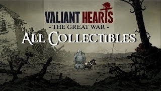 Valiant Hearts The Great War  All Collectibles  Historical Items Trophy  Achievement [upl. by Merp]