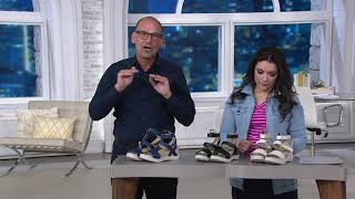 FLY London Leather Ankle Strap Wedges  Wink on QVC [upl. by Roldan]