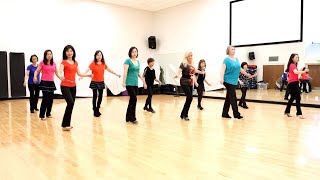 Around The Fire  Line Dance Dance amp Teach in English amp 中文 [upl. by Aruasi]