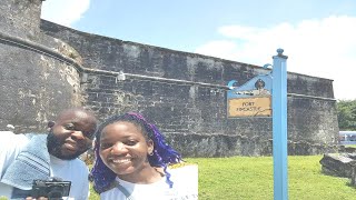 Our TOUR Of The HISTORIC Fort Fincastle In Nassau Bahamas [upl. by Burk462]