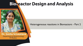 mod06lec25  Heterogeneous reactions in Bioreactors  Part 2 [upl. by Ohara]