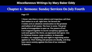 Chapter 6 Sermons  Sunday Services On July Fourth from Miscellaneous Writings by Mary Baker Eddy [upl. by Elbertina]