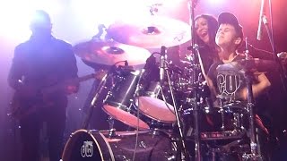 Young drummer JC 11 amuses Sheila E her band and her audience [upl. by Garrek519]