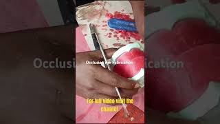 Occlusal rim fabrication how to make occlusal rimocclusal rim fabrication shorts ytshorts [upl. by Amirak]