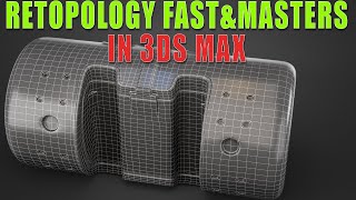 Topology Hard Surface fastest way Retopology And Subdivide In Hard Surface In 3ds Max 3  N°199 [upl. by Aneerbas]