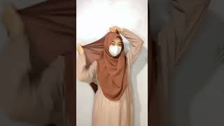 Tutorial pashmina oval tali [upl. by Yllac70]