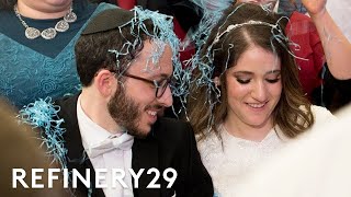 The Deep Meaning Behind An Orthodox Jewish Wedding  World Wide Wed  Refinery29 [upl. by Nitsyrk]