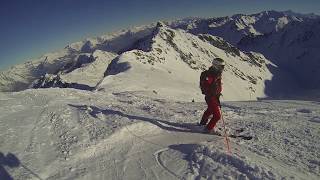 Verbier off piste Mont GeleTortin 15th December 2018 [upl. by Waldo]