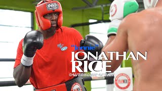 Jonathan quotJONNIEquot Rice In Miami at the Filip Hrgovic camp  Sparring partner [upl. by Hilary]