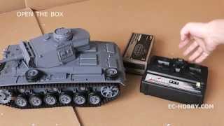 echobbycom Heng Long 116 panzer iii rc airsoft tank Scale German panzer 3 rc tank model [upl. by Araic]