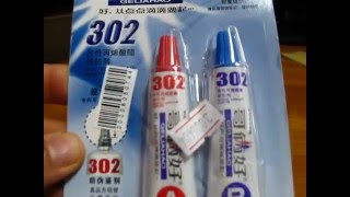 302 Two Component Acrylate Adhesive 5 Minute AB Glue [upl. by Blayne]