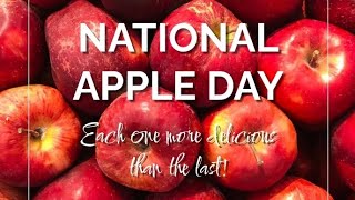 Happy National Apple Day apple 🍎 🍏 🍎 🍏 🍎 🍏 appledaily [upl. by Netsoj849]