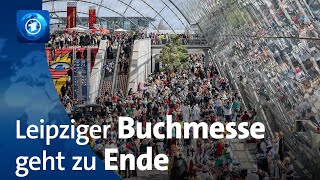 Leipziger Buchmesse geht zu Ende [upl. by Ahsoik]