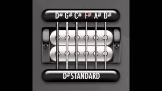 Perfect Guitar Tuner D  Eb Standard  Half Step Down  D G C F A D [upl. by Ahsemal111]