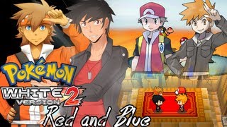 Pokemon White 2 Hack Vs Red and Blue [upl. by Aikkan68]