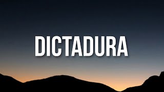 Anuel AA  DictaduraLetraLyrics [upl. by Septima]