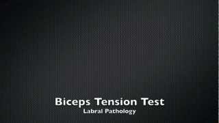 Biceps Tension Test [upl. by Aryn]