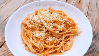 Makarona me salce domate  Tomato sauce pasta recipe [upl. by Hayalat61]