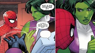 SheHulk and SpiderMan Gets a Flying Kiss [upl. by Einna]