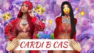 The Sims 4  CELEBRITY CREATE A SIM  CARDI B 🔥  With CC Links [upl. by Warfield495]