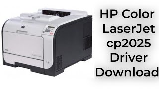 HP Color LaserJet cp2025 Printer Driver hp windows [upl. by Kriss]