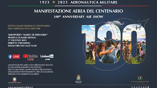 Manifestazione aerea del Centenario  prima parte sabato 17 giugno 2023 [upl. by Southard]