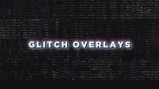 Glitch Overlay Pack  Numbers TV Camera Overlays amp More [upl. by Ttegirb]