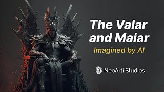 The Valar and Maiar imagined by AI [upl. by Ynnavoig]