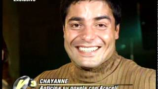 Chayanne habla de Araceli y la novela  Versus [upl. by Cowley]